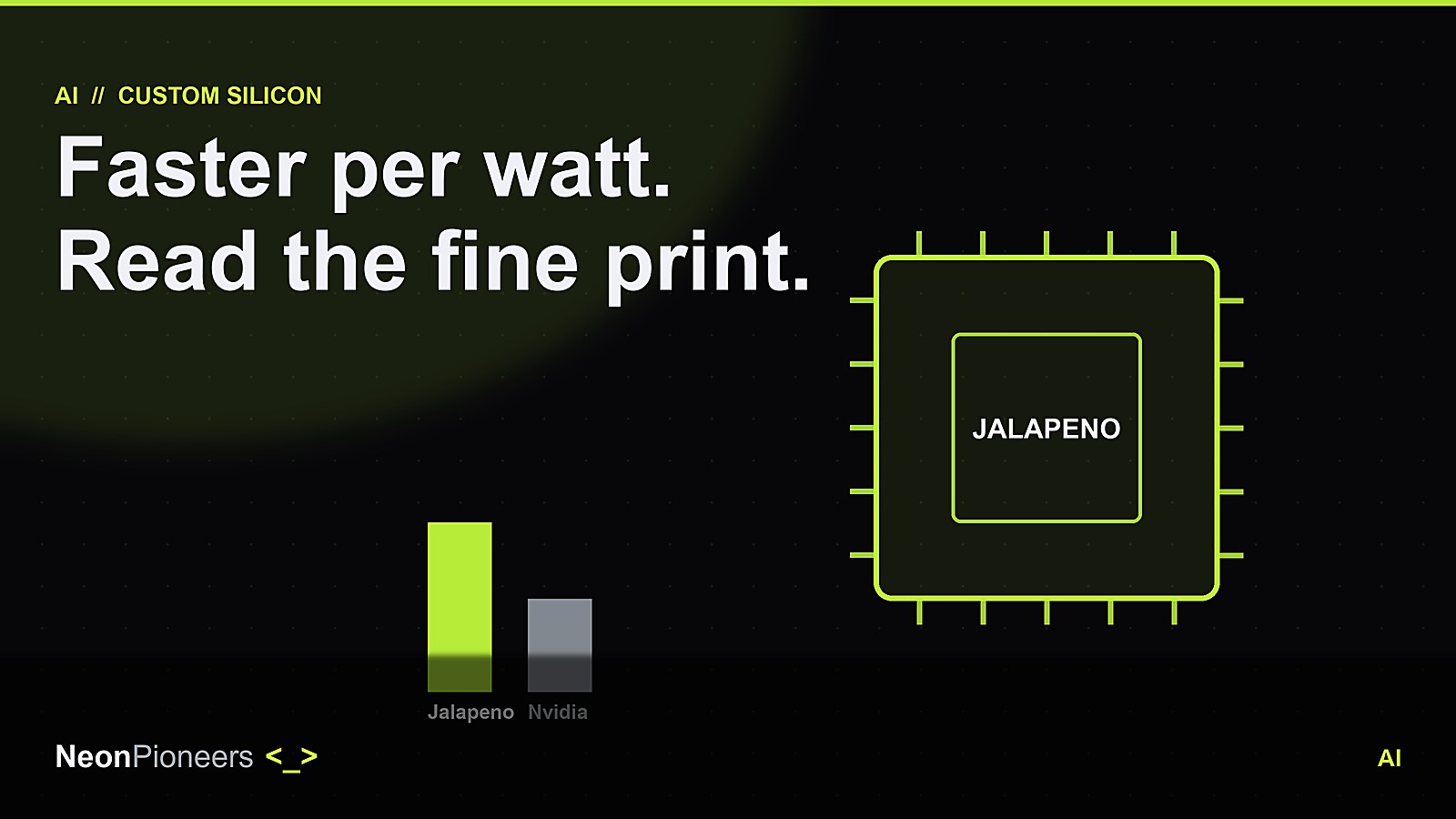 OpenAI's 'Jalapeño' chip beat Nvidia on efficiency: what it actually means